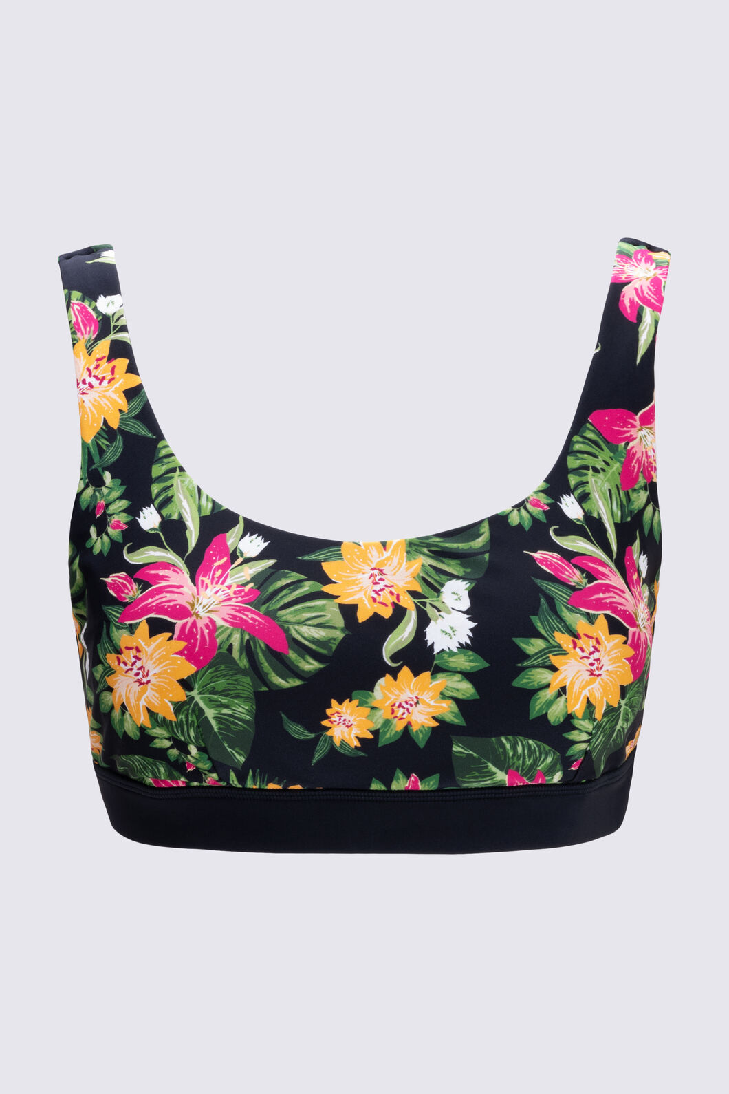 Macpac Women's Reversible Bikini Bralette, Black/Tahitian Dream, hi-res