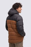 Macpac Men's Halo Hooded Down Jacket ♺, Toffee/Black, hi-res