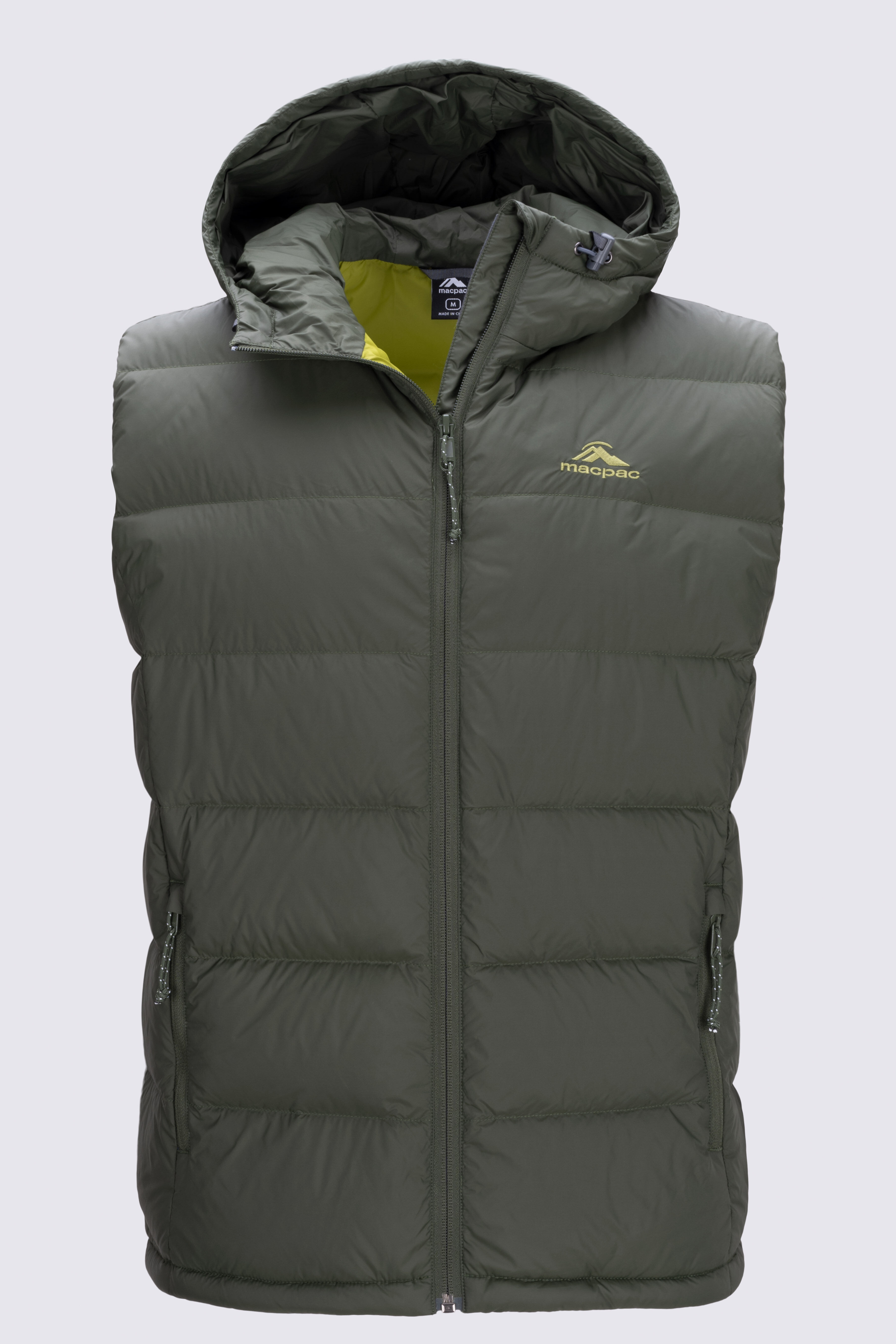 Mens hooded down vest hot sale