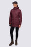 Macpac Women's Copland Raincoat, Winetasting, hi-res
