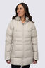 Macpac Women's Aurora Hooded Down Coat, Sand, hi-res
