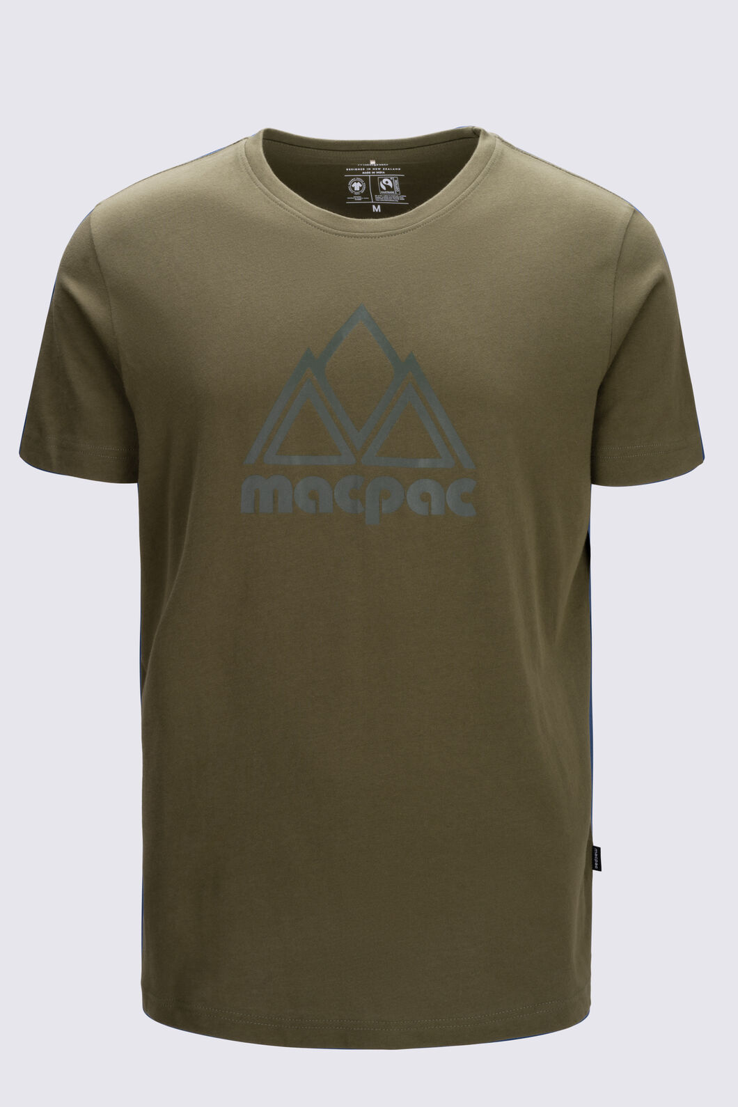 Macpac Men's Vintage Co T-Shirt, Winter Moss, hi-res