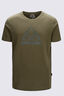 Macpac Men's Vintage Co T-Shirt, Winter Moss, hi-res