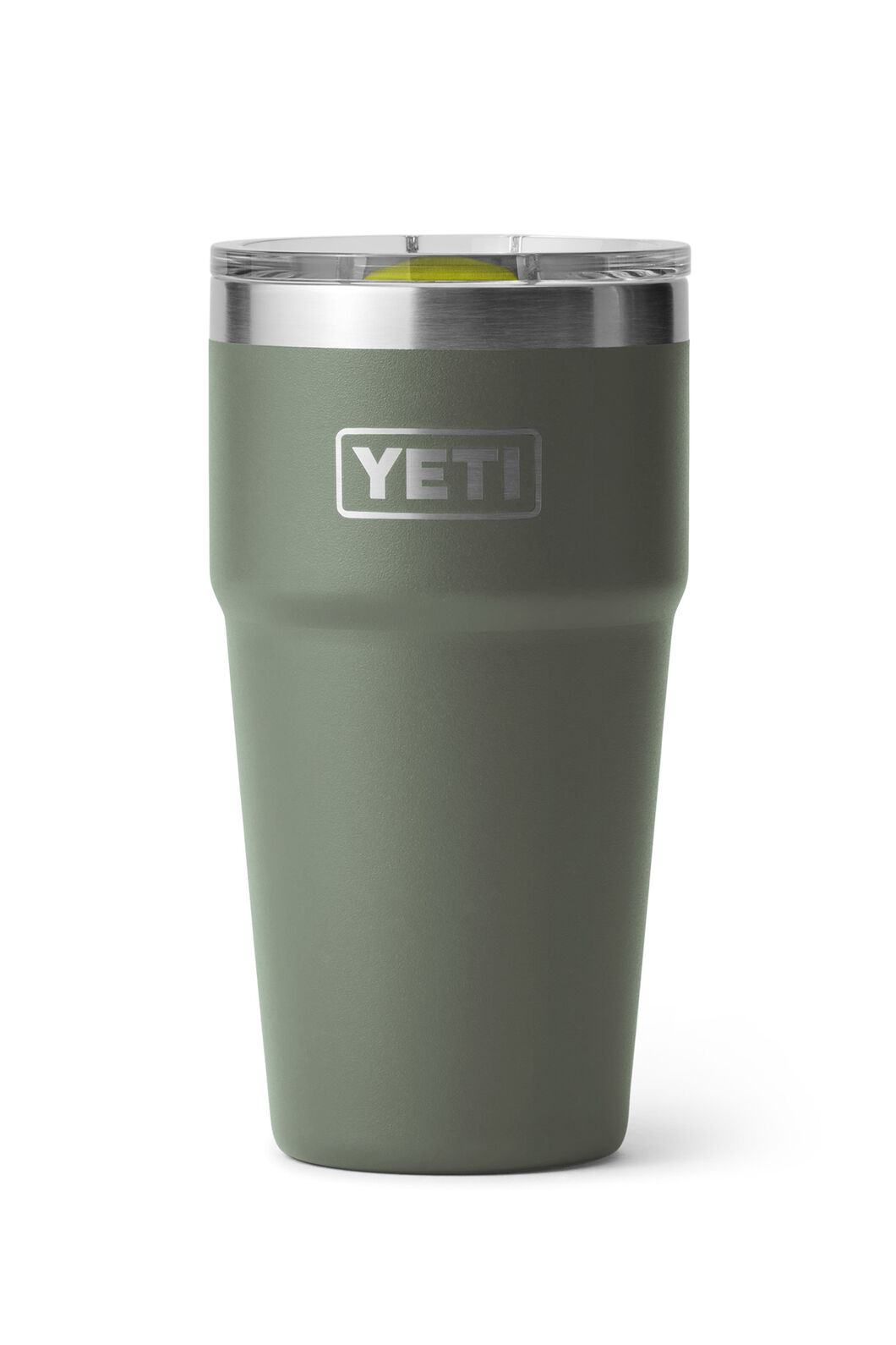 YETI® Rambler® Stackable Cup — 20 oz, Camp Green/Firefly Yellow, hi-res