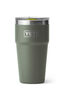 YETI® Rambler® Stackable Cup — 20 oz, Camp Green/Firefly Yellow, hi-res