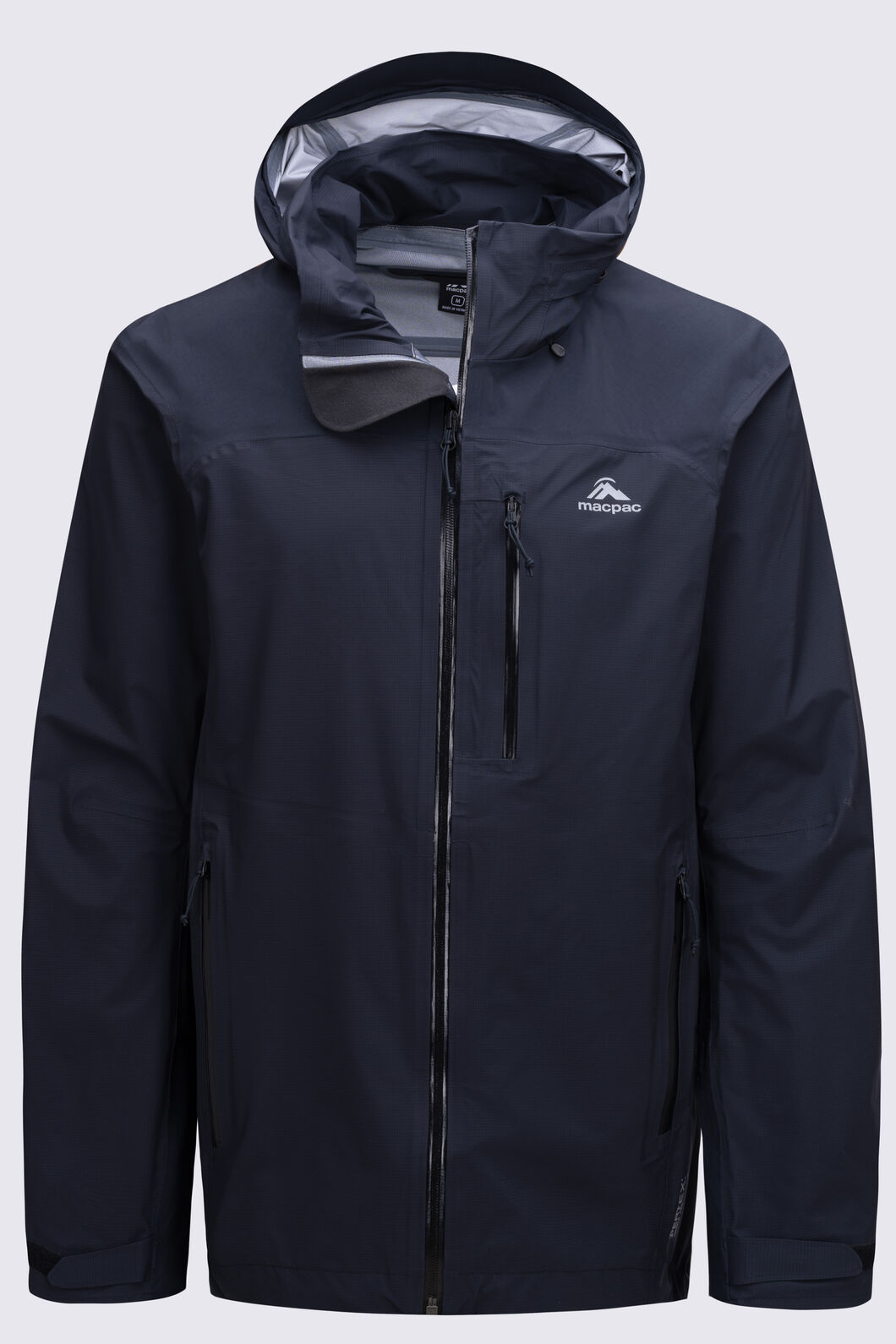 Macpac Men's Traverse Rain Jacket, Black, hi-res