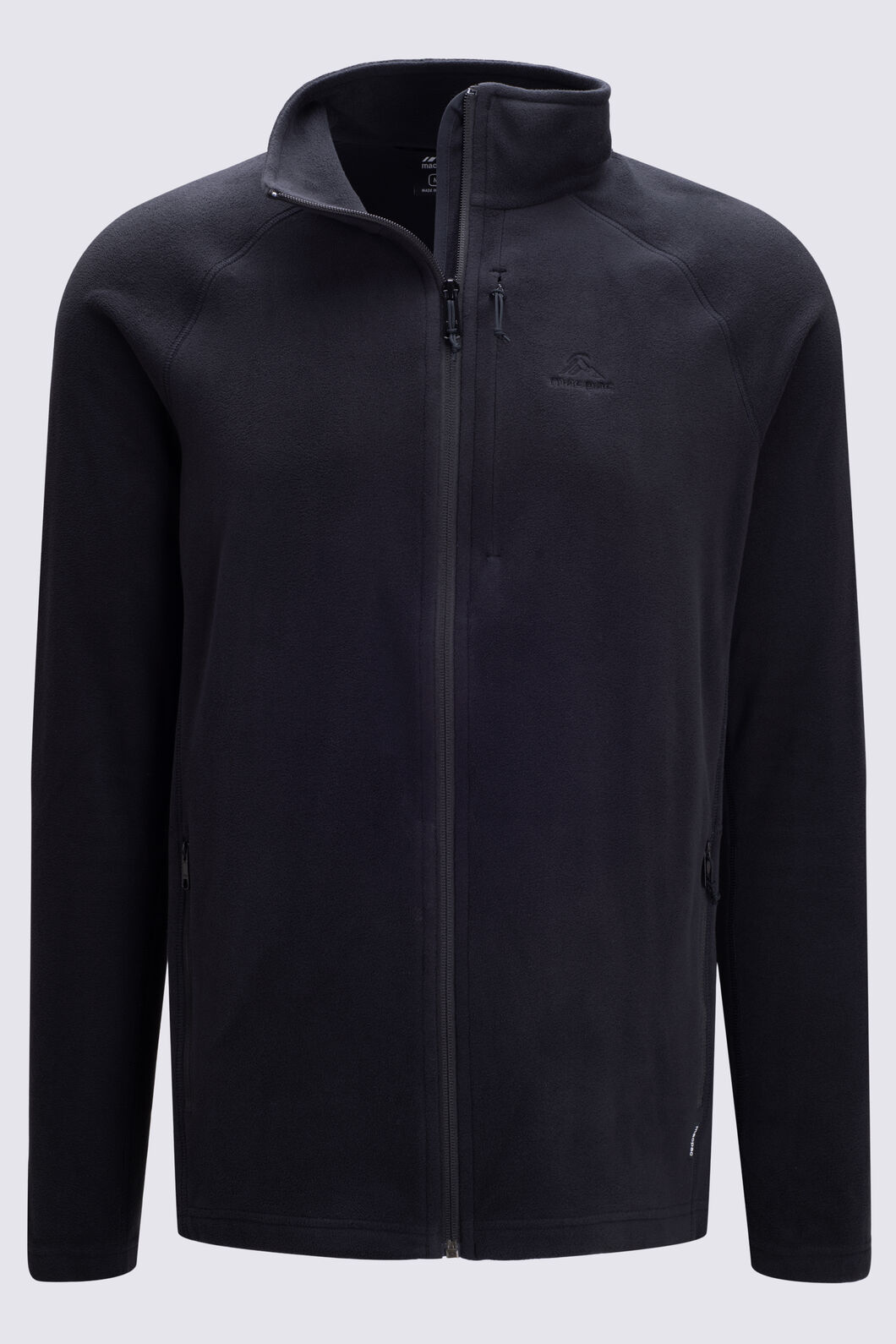 Macpac Men's Tui Fleece Jacket, Black, hi-res