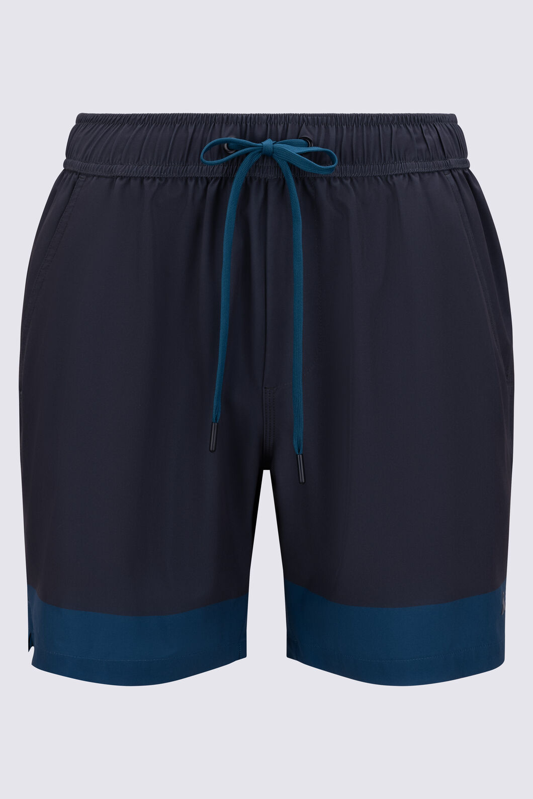 Macpac Men's Brighton 6" Boardshorts, Asphalt/Moroccan Blue, hi-res