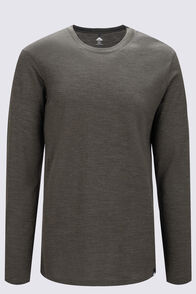 Macpac Men's Lyell 180 Merino Long Sleeve T-Shirt, Forest Night Marle, hi-res