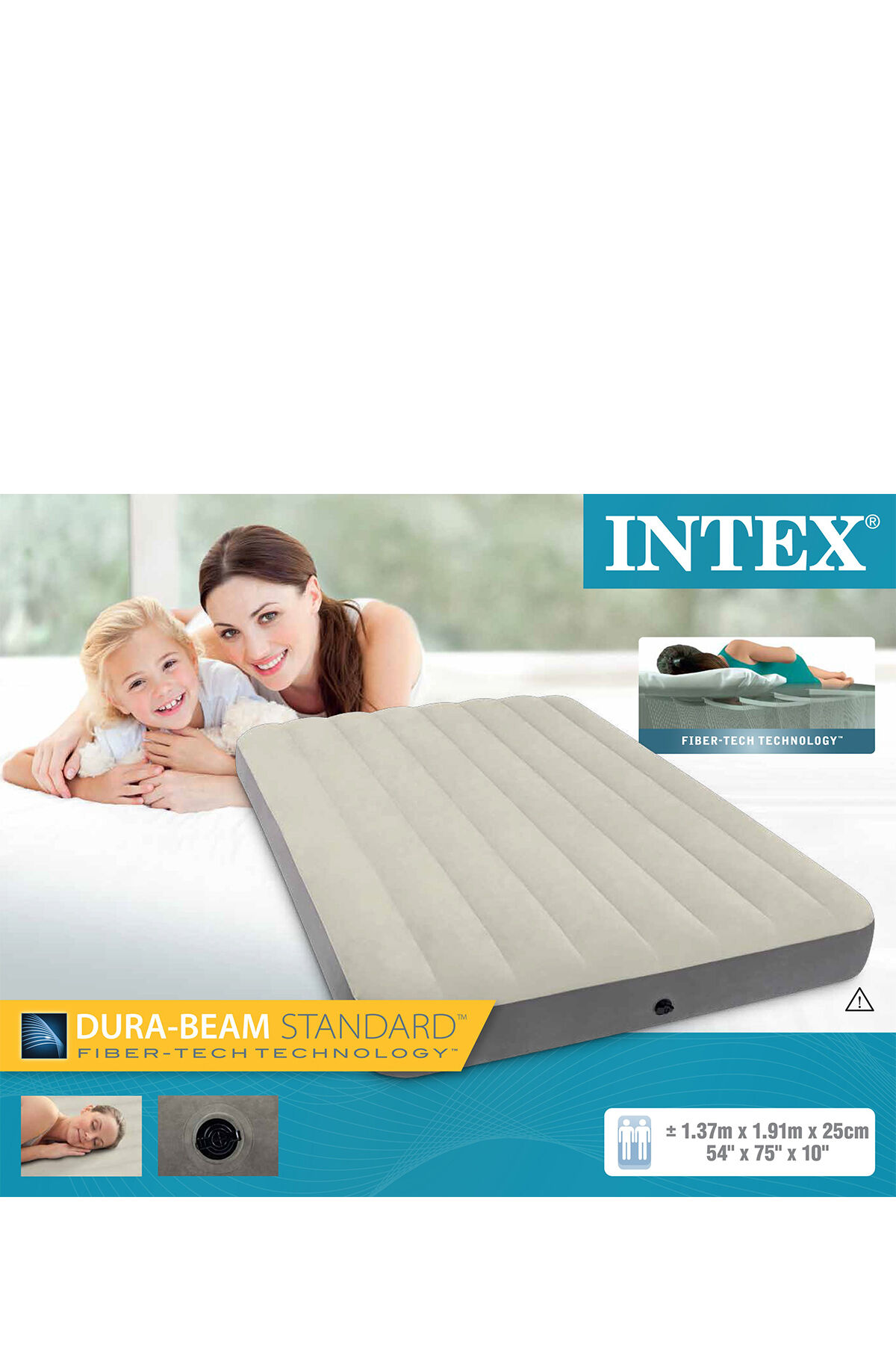 Intex Double Deluxe Dura Beam Air Bed Macpac
