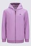 Macpac Kids&rsquo; Dune Reversible Wind Fleece, Orchid/Orchid Mountain Print, hi-res