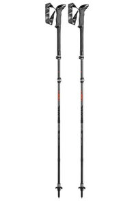 Leki Maluka FX Carbon Trekking Pole 110-130, Black/Orange, hi-res