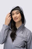 Macpac Women&rsquo;s Mistral Long Raincoat, Minimal Grey, hi-res