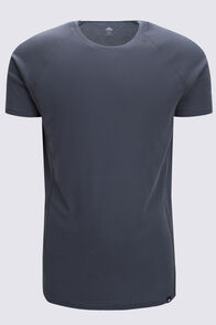 Macpac Men's Geothermal Short Sleeve Top, Iron Gate, hi-res