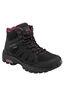 Hi-Tec Women's Raven Mid WP Hiking Boots, Black/Grape Wine, hi-res