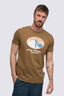 Macpac Men's Wilderness Equipment Fairtrade Organic Short Sleeve T-Shirt, Kangaroo, hi-res
