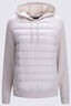 Macpac Women's Down Hybrid Hoodie, Moonbeam, hi-res