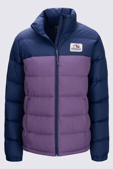 Macpac Women's Halo Down Jacket ♺, Naval Academy/Grape Jam