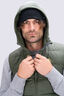 Macpac Men's Halo Hooded Down Vest ♺, Kombu Green, hi-res