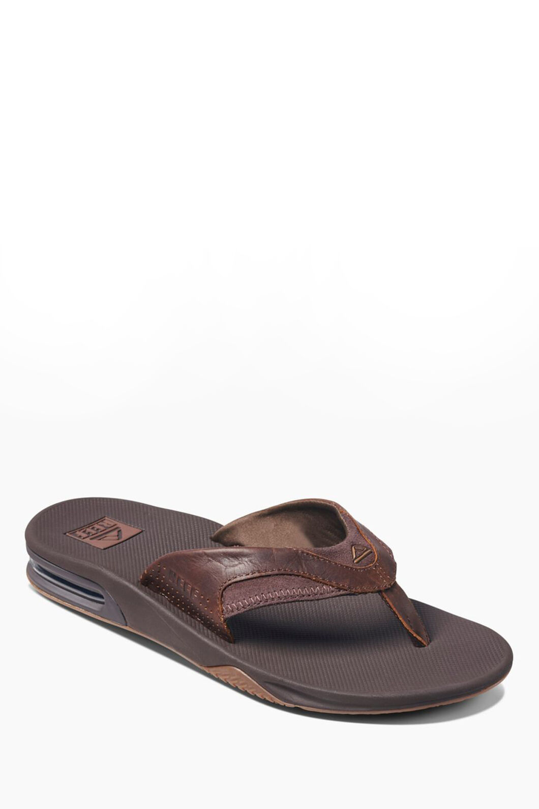 helemaal Anders in tegenstelling tot REEF® Fanning Leather Men's Thongs | Macpac