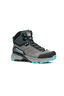 Scarpa Women's Rush Trek GTX Hiking Boots, Midgray/Aqua, hi-res