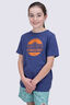 Macpac Kids' Retro Fairtrade Organic Cotton T-Shirt, Skipper Blue, hi-res