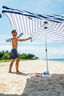 CoolCabanas Beach Shelter, Blue/White Stripe, hi-res