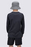 Macpac Kids' Cass Long-Sleeve T-Shirt, BLACK MARLE, hi-res