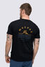 Macpac Men's Alps Fairtrade Organic Short Sleeve T-Shirt, Black, hi-res
