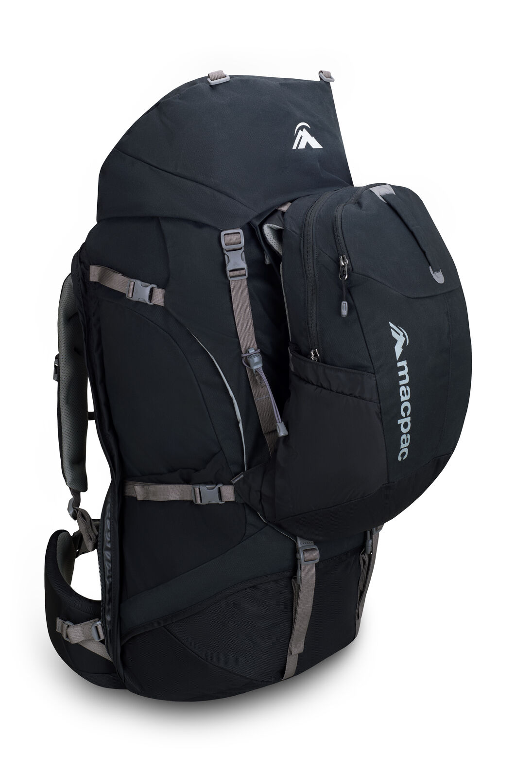 Macpac Genesis AzTec® 85L Travel Backpack, Black, hi-res