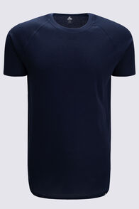 Macpac Men's Geothermal Short Sleeve Top, Naval Academy, hi-res