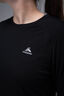 Macpac Women's Trail Long-Sleeve T-Shirt, Black/Smoked Pearl, hi-res