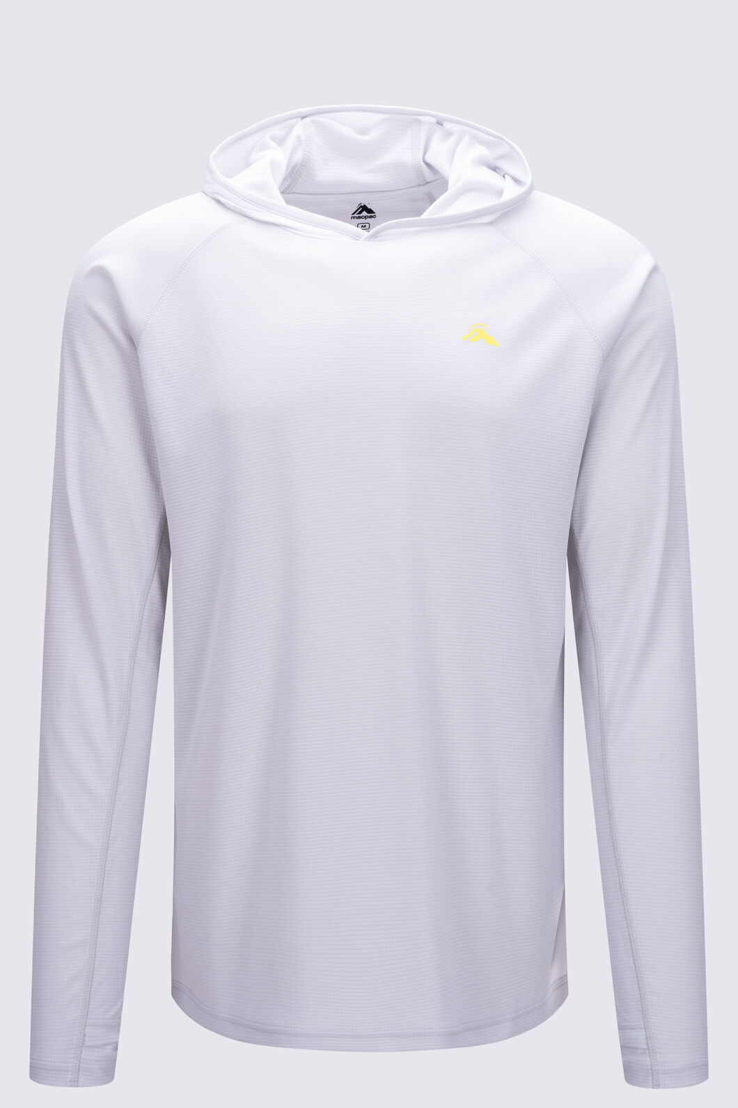 Macpac Men's Trail Long Sleeve Hooded Top, Dawn Blue, hi-res