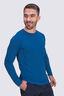 Macpac Men's Geothermal Long Sleeve Top, Vallarta Blue, hi-res