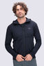 Macpac Men's Ion Hooded Fleece Jacket, Black, hi-res