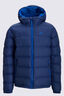 Macpac Kids' Halo Hooded Down Jacket, Naval Academy, hi-res