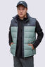 Macpac Men's Halo Down Vest ♺, Chinois Green/Forged Iron, hi-res