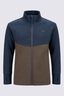 Macpac Kids' Moonlight Merino Jacket, Stone Grey Marle/Midnight Navy, hi-res