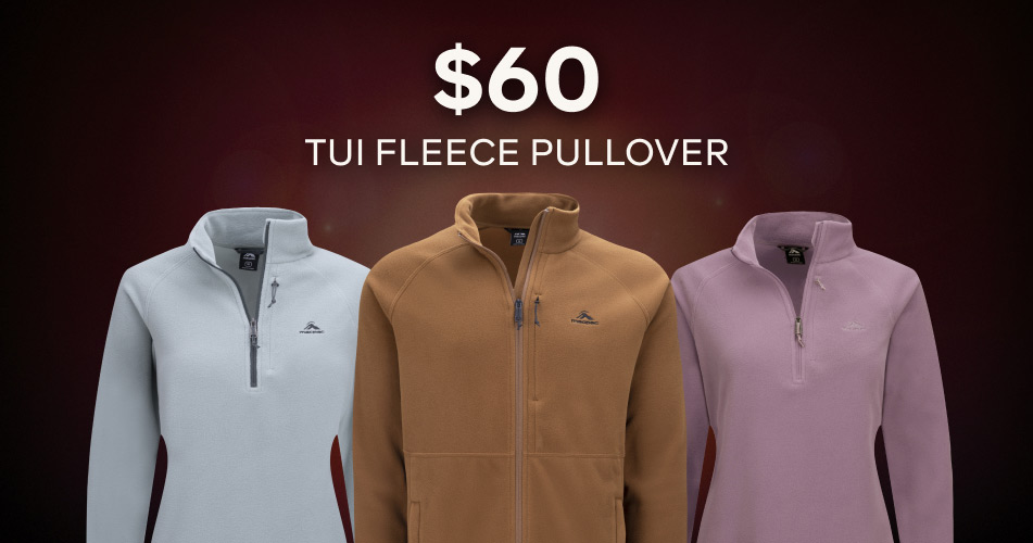 $60 TUI FLEECE PULLOVER