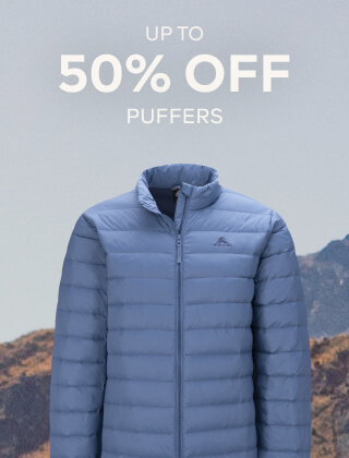 UP TO 50% OFF PUFFERS