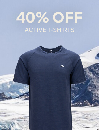 40% OFF ACTIVE T-SHIRTS