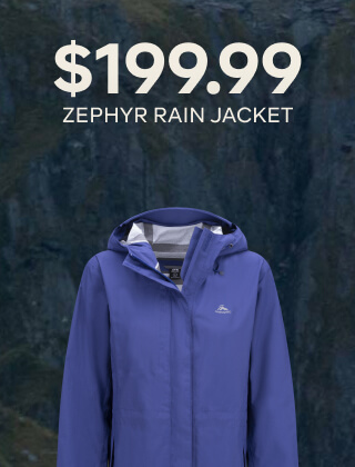 $199.99 ZEPHYR RAIN JACKET
