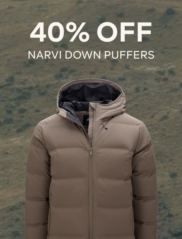 30% OFF MEN'S DOWN PUFFERS