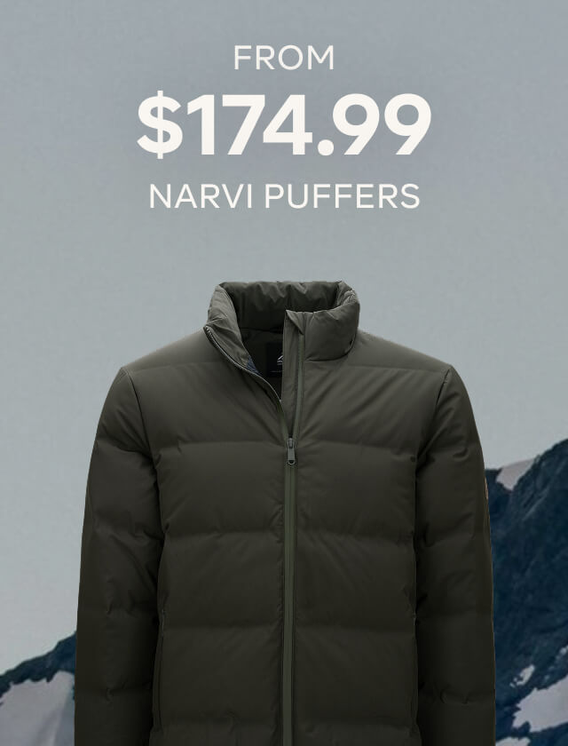 FROM $174.99 NARVI PUFFERS