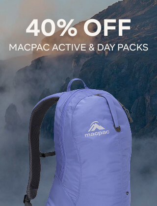 40% OFF MACPAC ACTIVE & DAY PACKS