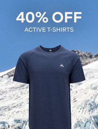 40% OFF ACTIVE T-SHIRTS