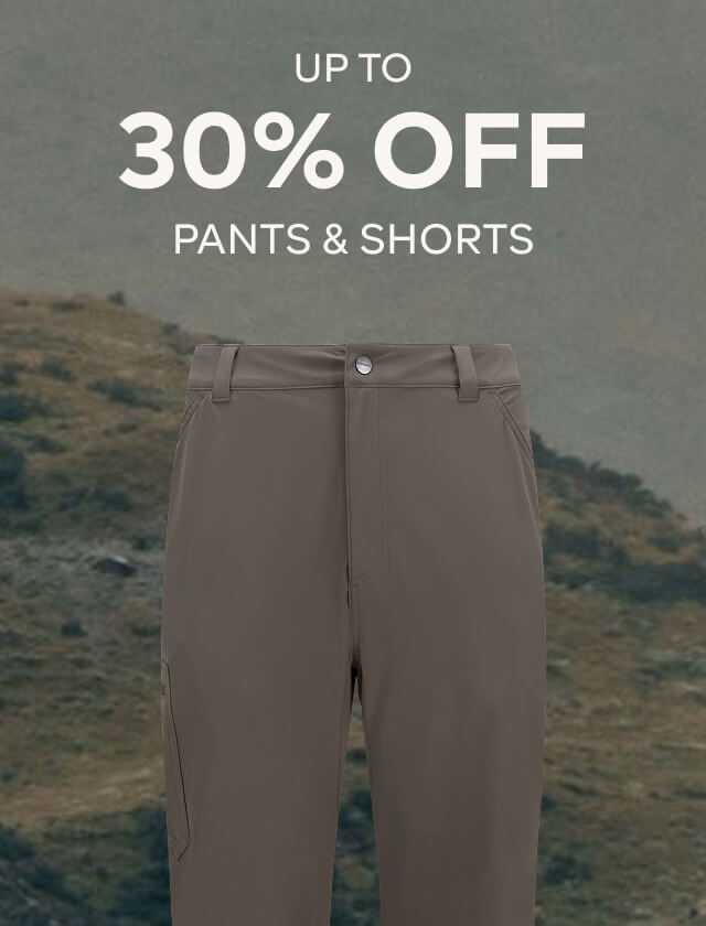 30% OFF PANTS & SHORTS