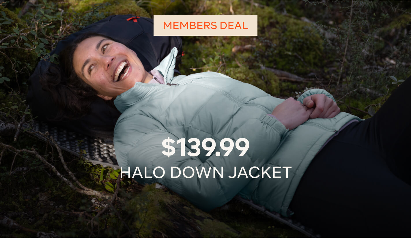 1/2 PRICE HALO DOWN PUFFERS