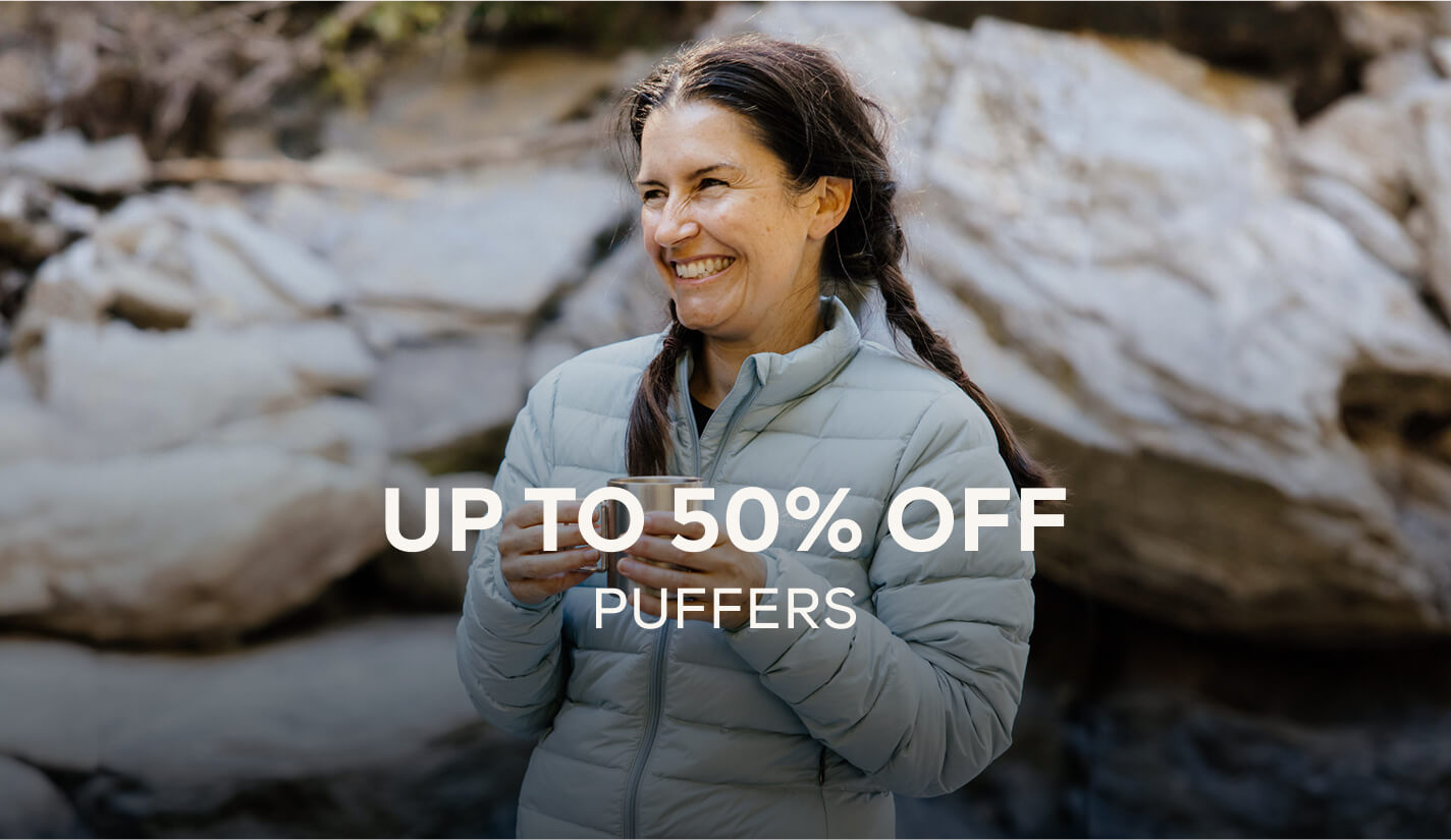 UP TO 50% OFF PUFFERS