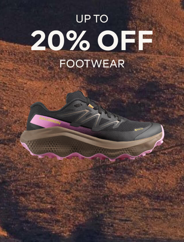 UP TO 20% OFF FOOTWEAR